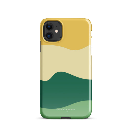 Bright Nature Pastel Swirl - Slim iPhone Case